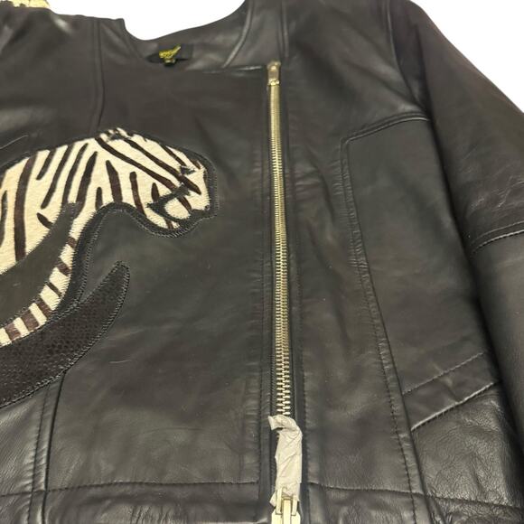 17. NEW Sharif 1827 Lamb Leather Jacket Size XL - Picture 8 of 9